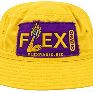 FLEX Bucket Cap Yellow -wPurple